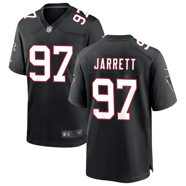 Men’s Atlanta Falcons #97 Grady Jarrett Nike Black Throwback Limited Jersey