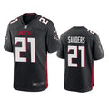 Men’s Atlanta Falcons Retired Player #21 Deion Sanders Nike Black Vapor Limited Jersey