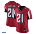Men’s Atlanta Falcons Retired Player #21 Deion Sanders Nike Red NFL 100 Retired Vapor Limited Jersey