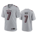 Men’s Atlanta Falcons Retired Player #7 Michael Vick Nike Atmosphere Fashion Game Jersey – Gray