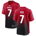 Men’s Atlanta Falcons Retired Player #7 Michael Vick Nike Red 2nd Alternate Vapor Limited Jersey
