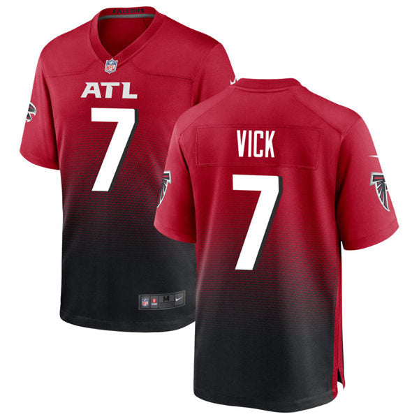 Men’s Atlanta Falcons Retired Player #7 Michael Vick Nike Red 2nd Alternate Vapor Limited Jersey