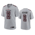Men’s Atlanta Falcons Retired Player #8 Matt Schaub Nike Atmosphere Fashion Game Jersey – Gray