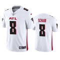 Men’s Atlanta Falcons Retired Player #8 Matt Schaub Nike White Vapor Limited Jersey