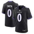 Men’s Baltimore Ravens #0 Roquan Smith Nike 2026 Next Flight Black Alternate Vapor F.U.S.E Limited Jersey