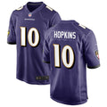 Men’s Baltimore Ravens #10 DeAndre Hopkins Nike Purple Vapor Limited Player Jersey