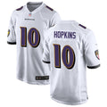 Men’s Baltimore Ravens #10 DeAndre Hopkins Nike White Vapor Limited Player Jersey