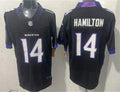 Men’s Baltimore Ravens #14 Kyle Hamilton Nike 2026 Next Flight Black Alternate Vapor F.U.S.E Limited Jersey