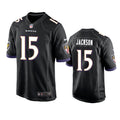 Men’s Baltimore Ravens #15 DeSean Jackson Nike Black Alternate Vapor Limited Player Jersey