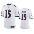 Men’s Baltimore Ravens #15 DeSean Jackson Nike White Vapor Limited Player Jersey