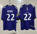 Mens Baltimore Ravens #22 Derrick Henry Nike 2026 Next Flight Purple Vapor F.U.S.E Limited Jersey
