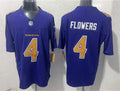 Men’s Baltimore Ravens #4 Zay Flowers Nike Purple Alternate Vapor F.U.S.E  2026 Next Flight  Jersey