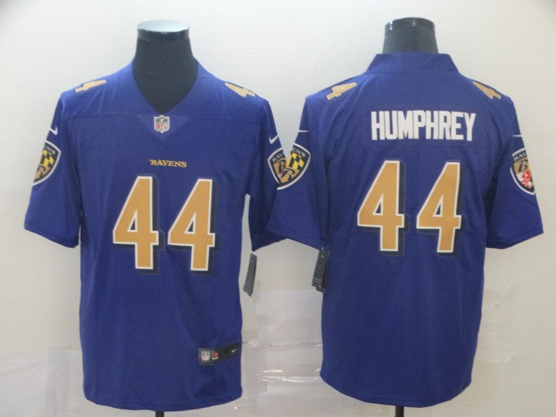 Men’s Baltimore Ravens #44 Marlon Humphrey Nike Purple Alternate Vapor F.U.S.E 2026 Next Flight Jersey