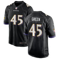 Men’s Baltimore Ravens #45 Mike Green Nike Black Alternate Vapor F.U.S.E Limited Jersey