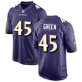 Men’s Baltimore Ravens #45 Mike Green Nike Purple Vapor F.U.S.E Limited Jersey