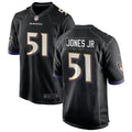 Men’s Baltimore Ravens #51 Emery Jones Jr. Nike Black Alternate Vapor F.U.S.E Limited Jersey