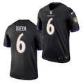 Men’s Baltimore Ravens #6 Patrick Queen Nike Black Vapor Untouchable Limited Jersey