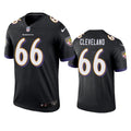 Men’s Baltimore Ravens #66 Ben Cleveland Nike Black Alternate Vapor Limited Player Jersey