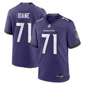 Men’s Baltimore Ravens #71 Vega Ioane Nike 2026 Next Flight Purple Vapor F.U.S.E Limited Jersey