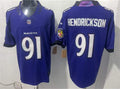 Mens Baltimore Ravens #91 Trey Hendrickson Nike 2026 Next Flight Purple Vapor F.U.S.E Limited Jersey