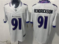 Mens Baltimore Ravens #91 Trey Hendrickson Nike 2026 Next Flight White Vapor Vapor F.U.S.E Limited Jersey