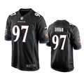 Men’s Baltimore Ravens #97 Brent Urban Nike Black Alternate Vapor Limited Player Jersey
