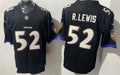 Men’s Baltimore Ravens Retired Player #52 Ray Lewis Nike Black Alternate Vapor F.U.S.E Limited Jersey
