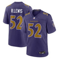 Mens Baltimore Ravens Retired Player #52 Ray Lewis Nike Purple Alternate Vapor F.U.S.E 2026 Next Flight Jersey