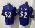 Men’s Baltimore Ravens Retired Player #52 Ray Lewis Nike Purple Vapor F.U.S.E Limited Jersey