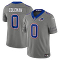 Mens Buffalo Bills #0 Keon Coleman Nike Gray Nickel City Vapor F.U.S.E. Limited Jersey