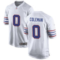 Mens Buffalo Bills #0 Keon Coleman Nike White Alternate Retro Vapor Limited Jersey
