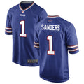 Men’s Buffalo Bills #1 Emmanuel Sanders Nike Royal Player Game Football Jersey