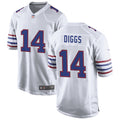 Men’s Buffalo Bills #14 Stefon Diggs Nike White Alternate Retro Vapor Limited Jersey