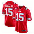 Men’s Buffalo Bills #15 Gregory Rousseau Nike Red Alternate Vapor F.U.S.E. Limited Jersey