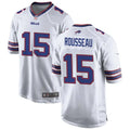 Men’s Buffalo Bills #15 Gregory Rousseau Nike White Vapor F.U.S.E. Limited Jersey