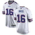 Mens Buffalo Bills #16 Tyler Bass Nike White Vapor Limited Jersey