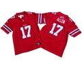 Men’s Buffalo Bills #17 Josh Allen Nike Red Alternate Vapor F.U.S.E. Limited Jersey