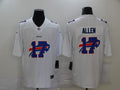 Men’s Buffalo Bills #17 Josh Allen White Jersey