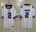 Mens Buffalo Bills #2 D.J. Moore Nike White Vapor F.U.S.E. Limited Jersey