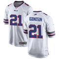 Mens Buffalo Bills #21 Davison Igbinosun Nike White Vapor F.U.S.E. Limited Jersey