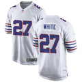 Mens Buffalo Bills #27 Tre’Davious White Nike White Alternate Retro Vapor Limited Jersey