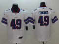 Men’s Buffalo Bills #49 Tremaine Edmunds Nike White Player Game Football Jersey
