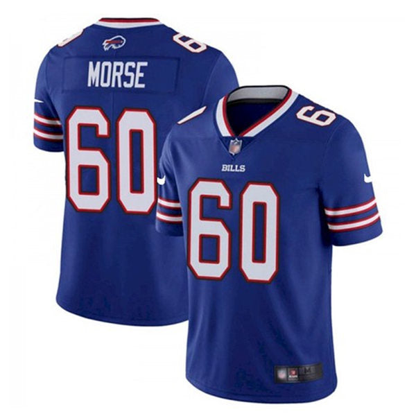 Men’s Buffalo Bills #60 Mitch Morse Stitched Blue Nike Vapor Untouchable Limited Jersey