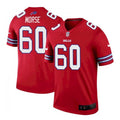 Men’s Buffalo Bills #60 Mitch Morse Stitched Red Nike Vapor Untouchable Limited Jersey
