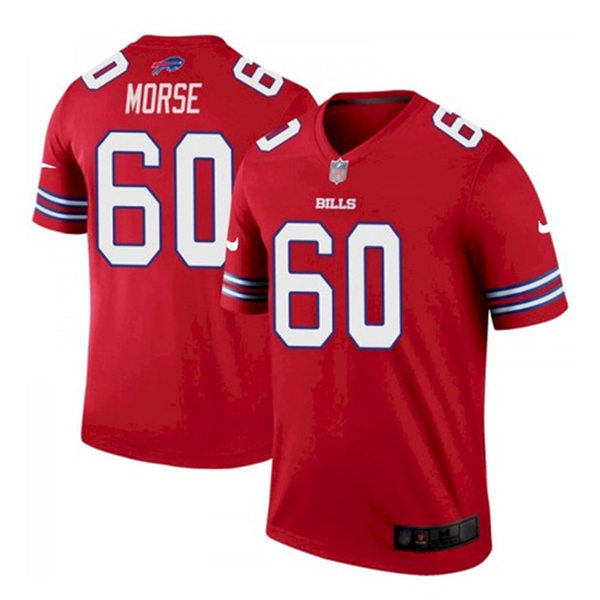 Men’s Buffalo Bills #60 Mitch Morse Stitched Red Nike Vapor Untouchable Limited Jersey
