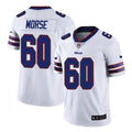 Men’s Buffalo Bills #60 Mitch Morse Stitched White Nike Vapor Untouchable Limited Jersey