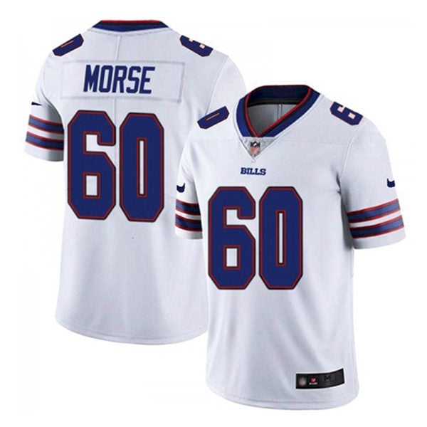 Men’s Buffalo Bills #60 Mitch Morse Stitched White Nike Vapor Untouchable Limited Jersey