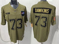 Mens Buffalo Bills #73 Dion Dawkins Nike 2025 Salute to Service Limited Jersey – Olive