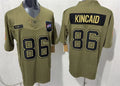 Mens Buffalo Bills #86 Dalton Kincaid Nike 2025 Salute to Service Limited Jersey – Olive