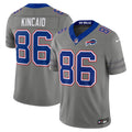 Mens Buffalo Bills #86 Dalton Kincaid Nike Gray Nickel City Vapor F.U.S.E. Limited Jersey